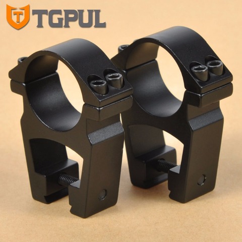 TGPUL 11mm Dovetail Scope Rings Tactical Rifle 1 inch Diameter Ultra High Profile Red Dot Sight Mount See-through Hunting ► Photo 1/4