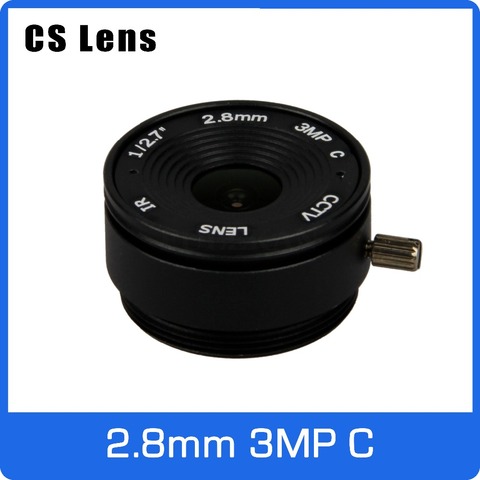 3Megapixel 2.8mm CS Mount Fixed 1/2.7 inch 140 Wide Angle CCTV Lens For HD 1080P AHD IP Camera Box Camera Free Shipping ► Photo 1/2