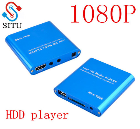  SITU Mini Full Hd 1080p Usb External Hdd Player With SD MMC Card Reader Host Support Mkv Hdmi Hdd Media Player ► Photo 1/5