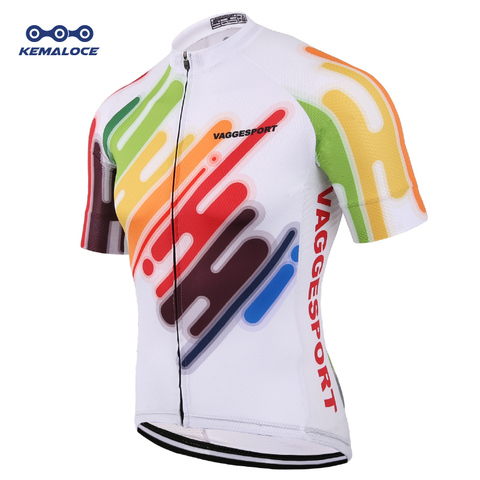 2022 Colorful Unique Cycling Jersey Compressed Outdoor Unisex Bicycle Cycling Wear Cool Breathable Full Zipper Bike Uniforms ► Photo 1/6
