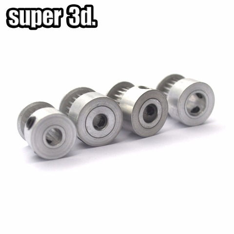 GT2 Timing Pulley 16 Tooth 2GT 20 Teeth Aluminum Bore 5mm 8mm Fit for GT2-6mm Open Timing Belt for 3D Printer ► Photo 1/6