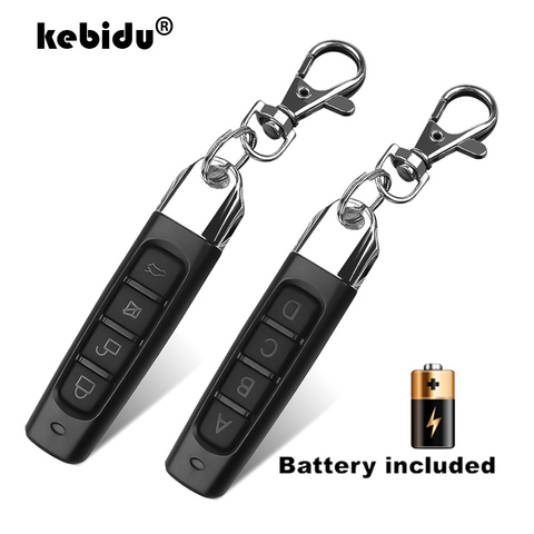 ABCD 4 Keys Keychain 433Mhz Wireless Remote Control Receiver Module RF Transmitter Electric Cloning Gate Garage Door for Home ► Photo 1/6