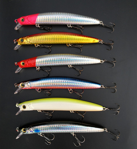 Oversize Lure Minnow Sea Fishing Tackle Artificial Hard Bait Hook 14cm28g Laser Lures ► Photo 1/6