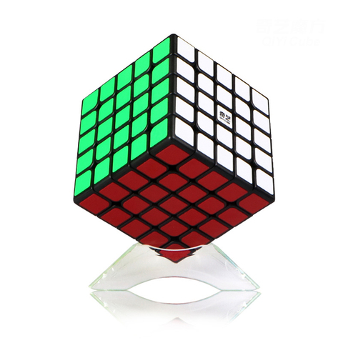 QiYi QiZheng S 5x5x5 Magic Cube Speed Puzzle Professional Neo Magico Cubo Black No Sticker Educational Toys for Children 6 Y ► Photo 1/6