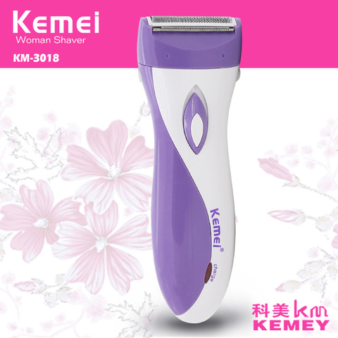 110-240V kemei rechargeable lady epilator electric shaver electric hair remover depilador hair trimmer shaver removal for women ► Photo 1/1