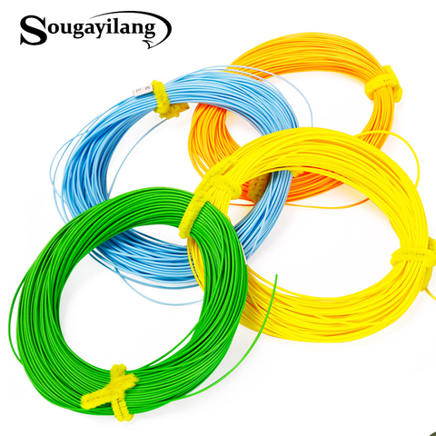 Sougayilang 4F 5F 6F 7F 8F Fly Line 100FT Weight Forward Nymph Floating Fly Fishing Line 4 Colors Polyethylene Fly Fishing Cord ► Photo 1/6