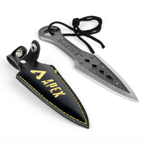 Game Apex Legends Evil Spirit Dagger Knife Keychains Cool weapon quieto Portable Battle Royale Model fashion men fans Key Chain ► Photo 1/6