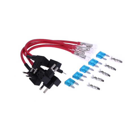 BEST 5PCS 15A Add Circuit Mini Blade Fuse Box Holder ACS ATO ATC Piggy Back Tap fast and quick install Car Accessories ► Photo 1/6