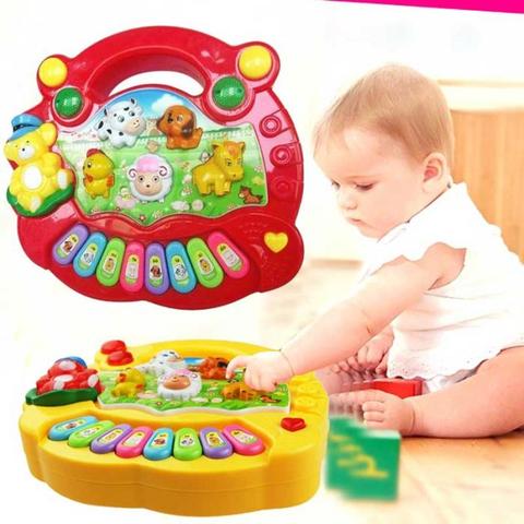 Baby Educational Piano Kids Toys Music Musical Developmental Animal Farm Piano Sound Learning Toy for Children Gift DS19 ► Photo 1/4