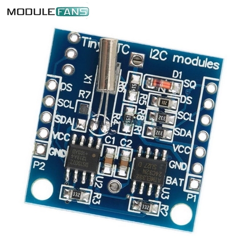 I2C IIC RTC DS1307 AT24C32 Real Time Clock Module For Arduino 51 AVR ARM PIC Board UNO Without Battery ► Photo 1/5