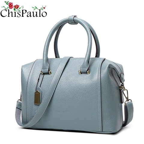 CHISPAULO Woman Bag 2022 Designer Handbags High Quality Cowhide Women Genuine Leather Handbags Fashion Women's Shoulder Bags X38 ► Photo 1/6