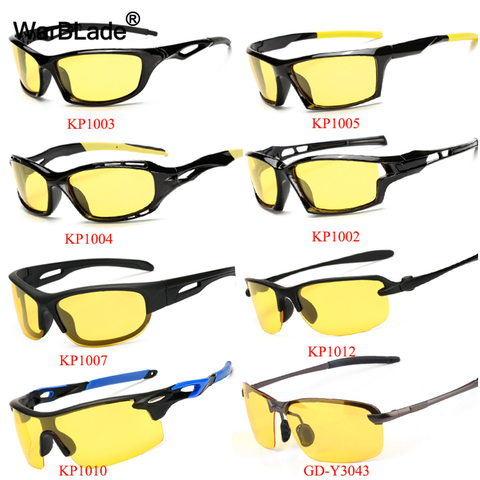 2022 New Yellow Lense Night Vision Driving Glasses Men Polarized