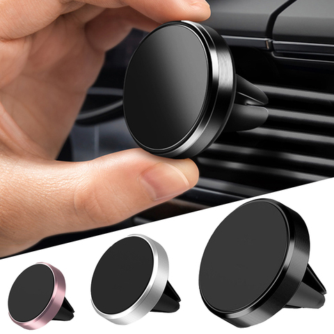 Aimant Telephone Portable Voiture Support Magnetic Car Mobile Phone Holder  Air Vent Mount Stand For iphone x Samsung S10 Xiaomi - Price history &  Review