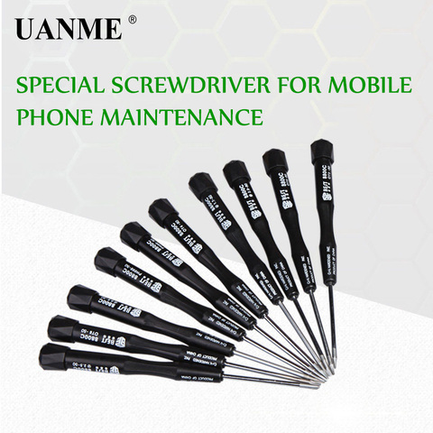UANME Precision Screwdriver P2 P5 1.5 Pentalobe Y 2.5 Tri Wing PH00 PH000 T3 T4 T5 T6 for Macbook Air Pro CellPhone Repair Tools ► Photo 1/5