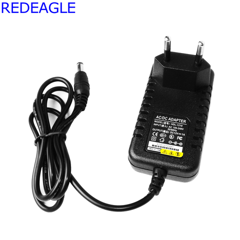 REDEAGLE 12V 1A CCTV System Power Adapter AC 100 to 240V 50/60Hz Input to DC 12V 1000mA Output US or EU Plug ► Photo 1/4
