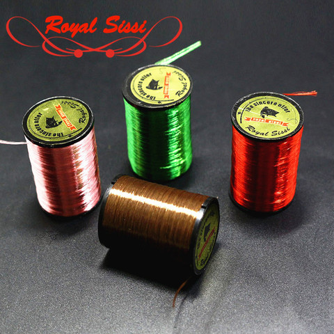 Royal Sissi 10optional Colors Neon fly tying Floss Yarn 300D highlighted fly tying thread Salmon bass fly pattern tying material ► Photo 1/6