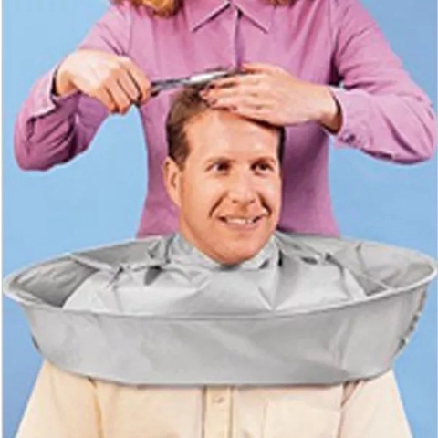 Creative DIY Apron Hair Cutting Coat Cloak Hair Barber Salon Stylists Umbrella Cape Cutting Cloak Household Cleaning Protector ► Photo 1/6