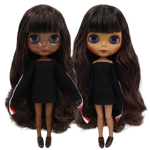 ICY factory blyth doll 1/6 bjd black mix brown hair joint body 30cm doll custom doll DIY BL950/0222 ► Photo 1/6