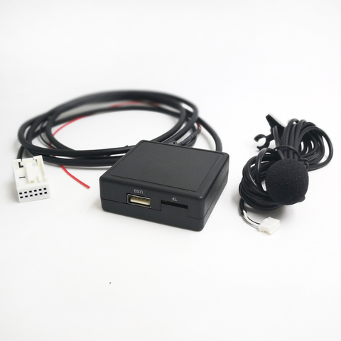 Biurlink Bluetooth Microphone Kit Wireless Aux USB Audio Adapter for Mercedes Benz W169 W245 W203 W209 W164 Benz Audio20 50 ► Photo 1/6