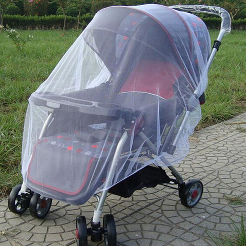 Baby Stroller Pushchair Mosquito Insect Shield Net Safe Infants Protection Mesh Stroller Accessories Mosquito Net 150cm ► Photo 1/6