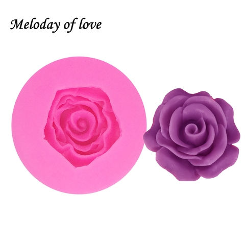 Flower Sugarcraft Silicone Mold Rose Fondant Forms Baking Chocolate Mold Cake Decorating Tools Resin Clay Mold T1408 ► Photo 1/6