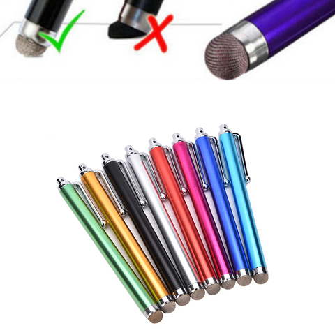 1pc Metal Fibre Stylus Mesh Micro Fiber Tip Touch Screen Stylus Pen For iPhone For Samsung Smart Phone Tablet PC Color Randomly ► Photo 1/6