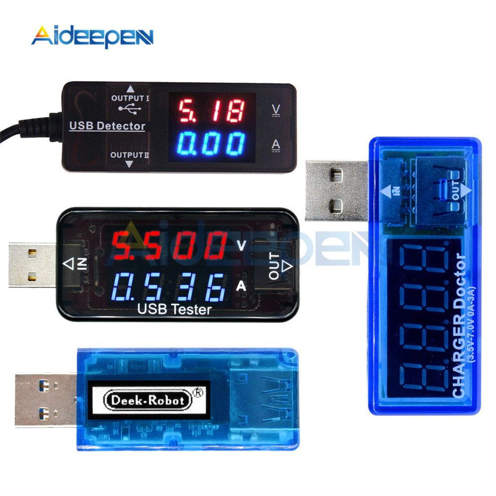3/4 Digit Charger Doctor Digital Charging Battery Voltmeter Ammeter Ampermeter Current Meter Smart - Price history & Review | AliExpress Seller - Aideepen Official Store | Alitools.io
