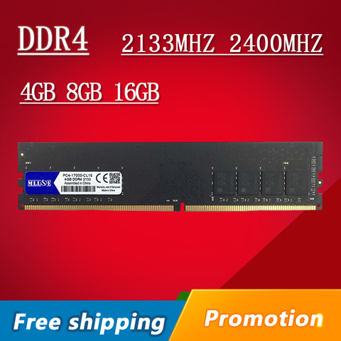 MLLSE Ram 4GB 8GB 16GB DDR4 2133Mhz 2400Mhz 2133 2400 DDR 4 DDR4 8GB 16GB Memory Ram Memoria DIMM Desktop motherboard 4G 8G 16G ► Photo 1/1