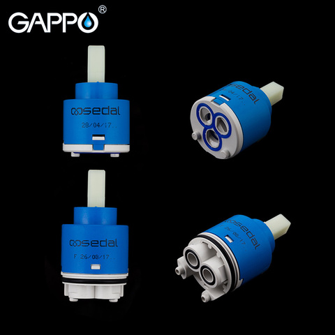 GAPPO Faucet Cartridges 35mm 40mm Ceramic Faucet Cartridge Mixer Low Torque Faucet Accessories Spindle Free Rotation Flat Base ► Photo 1/6