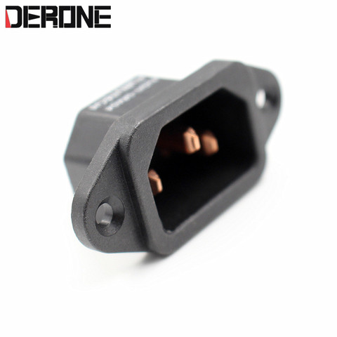 1piece High quality  Power Socket Connectors  3Pin  IEC seat jack plug for amplifier dac ► Photo 1/4