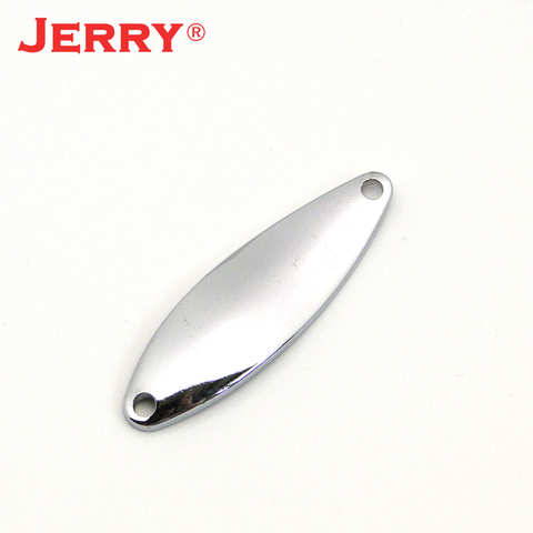 Jerry Virgo 50pcs fishing lures blank unpainted trolling spoons stream lake area trout spoon lures baubles blinkers perch zander ► Photo 1/5