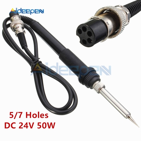 DC 24V 50W 5/7 Holes 936 Electric Soldering Iron Welding Solder Rework Station Repair Tool For AT936b AT907 AT8586 ATTEN ► Photo 1/6