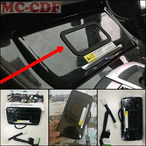 For BMW 5 series F10 F18 520 523 525 530 535 2014-2017 Car mobile phone wireless charging panel active cooling ► Photo 1/6