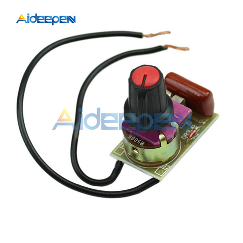 1Pcs 220V 100W Dimmer Module DIY Kit Lighting Switch Speed Regulation Module For Arduino AC Motor Potentiometer Diode MAC97A6 ► Photo 1/5