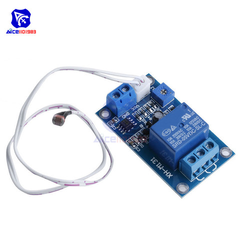 XH-M131 DC 5V 12V 10A Light Brightness Control Sensor Relay Module Light Control Switch Photoresistor Detective Sensor Relay ► Photo 1/6