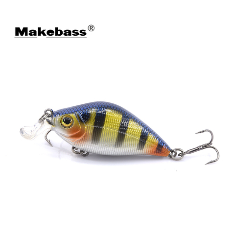 Makebass Crankbait Fishing Lures Bass Artificial Wobbler Hard Baits Shallow Diving Fishing Tackle Trout Perch etc. 2in/0.3oz ► Photo 1/6