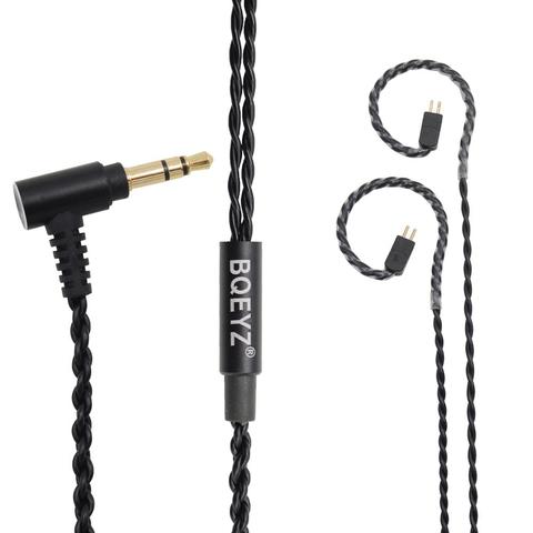 BQEYZ 0.78mm DIY Earphone Cable Upgrade In Ear Connector 3.5mm Glod Plug Removable Wire for Hybrid IEM Monitor ► Photo 1/6