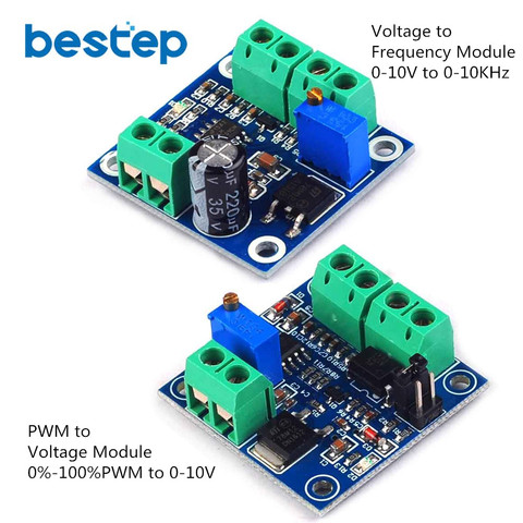 PWM to Voltage Converter /Frequency Voltage Converter Module 0%-100% to 0-10V/0-10V to 0-10KHz Analog Converter Module ► Photo 1/6