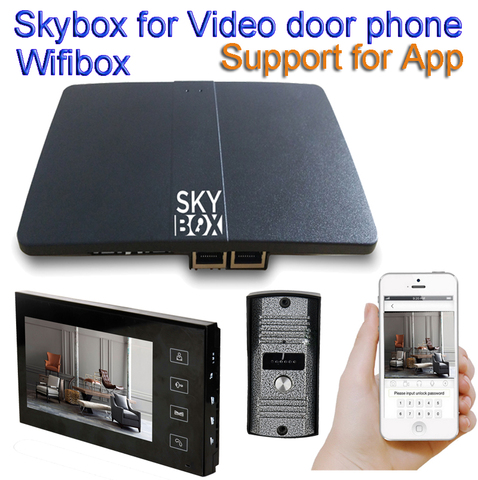 Wireless WiFi IP BOX For Video Doorphone Doorbell Building Intercom System Control 3G 4G Android iPhone ipad APP on Smart Phone ► Photo 1/6