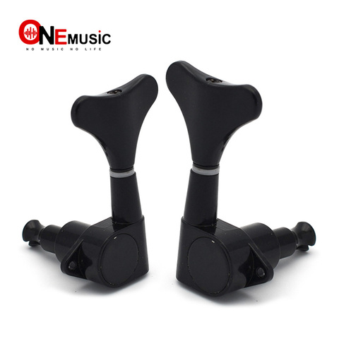 2R2L 4R 4L Black Bass Tuning Peg Guitar Tuners Machine Heads for Electric Bass ► Photo 1/6