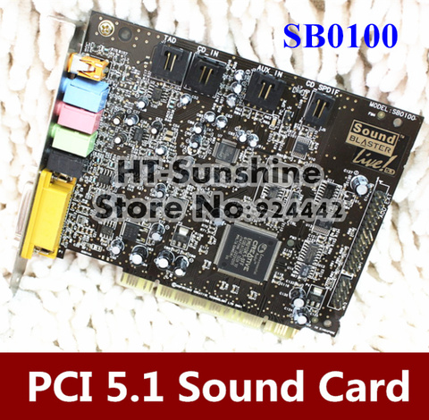 Original Sound Blaster Live! 5.1 SB0100 PCI Sound Card For CREATIVE- Tested working well! ► Photo 1/3
