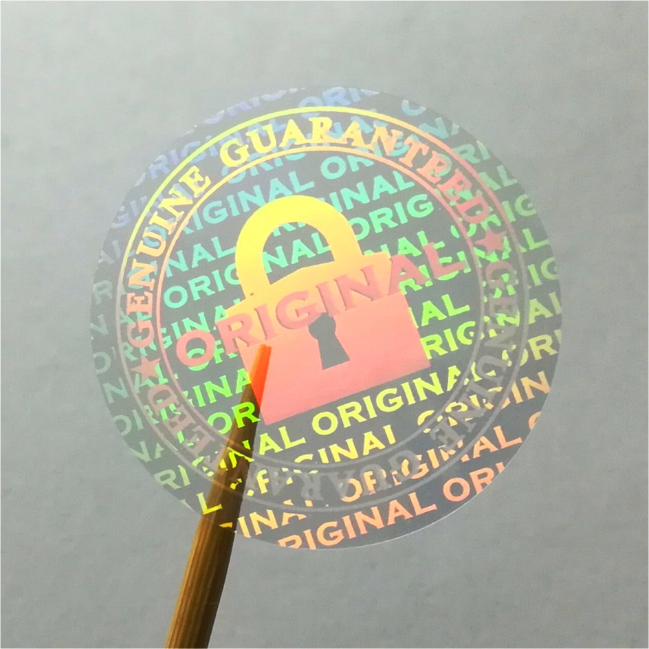 Gold Security Warranty Hologram Sticker Void If Removed Tamper Proof Genuine 8mm 