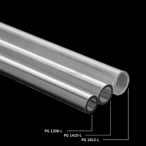 OD 12mm 14mm 16mm PETG Water Cooling Rigid Hard Tube for PC Water Cooling System 50cm AUG_22 Dropship ► Photo 1/6