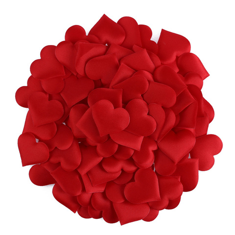100pcs/lot Love Heart Shaped Sponge Petal For Wedding Decorative Handmade DIY Petals Birthday Table Wedding Party Supplies ► Photo 1/6