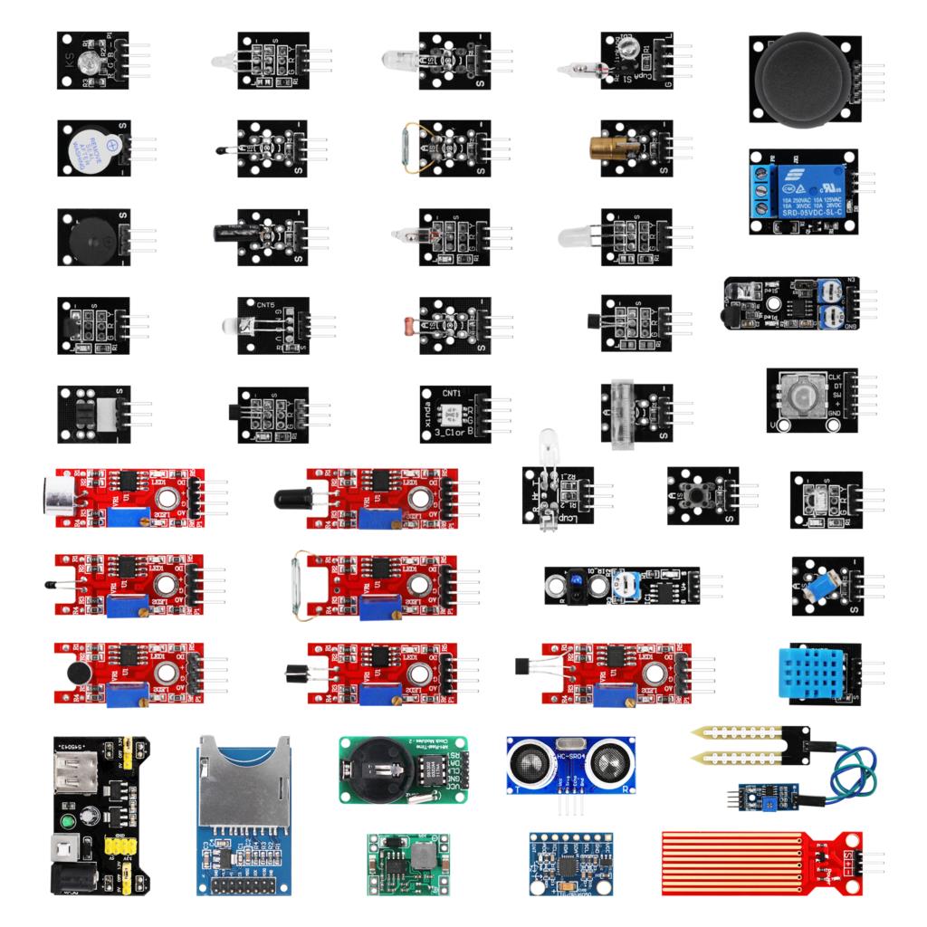 45 In 1 Sensor Module Board Kit Upgrade Version For Arduino 37 in 1 Sensor Kit 