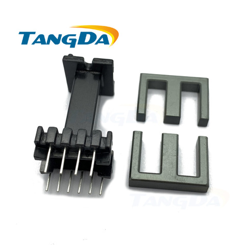 Tangda EEL19 6+4pin 10P EEL Bobbin magnetic core+skeleton winder Ferrite core Transformer housing vertical AG ► Photo 1/1