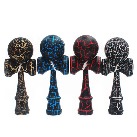 Hot Sales Wooden Toys Outdoor Sports Kendama Toy Balls Colorful Design of Crack Beech Wood for Kids & Adult Outdoor Ball Sports ► Photo 1/6
