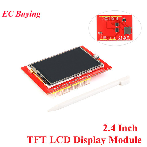 2.4 Inch TFT Color Screen LCD Display Module 5V/3.3V 320*240 PCB Adapter Mega2560 Micro SD Card ILI9341 with Touch For Arduino ► Photo 1/6