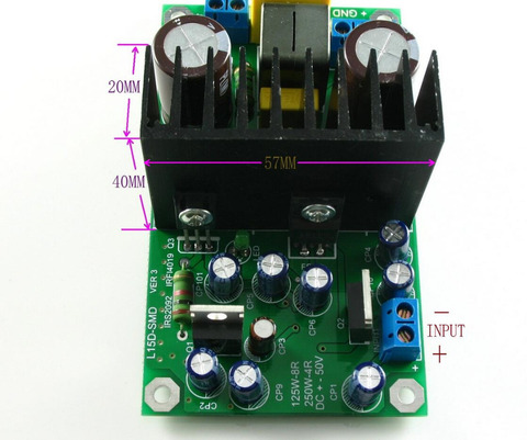 L15DSMD IRS2092S High power 250W Class D Audio Digital Power Mono Amplifier Board ► Photo 1/6