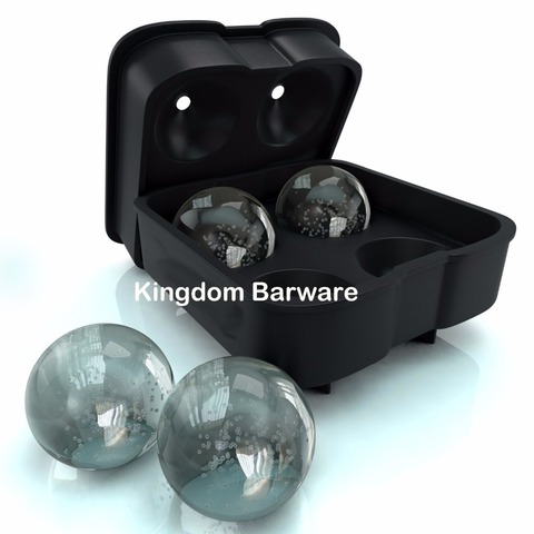 Molds 4 X 5cm Round Ice Ball Spheres, Round Silicone Ice Trays